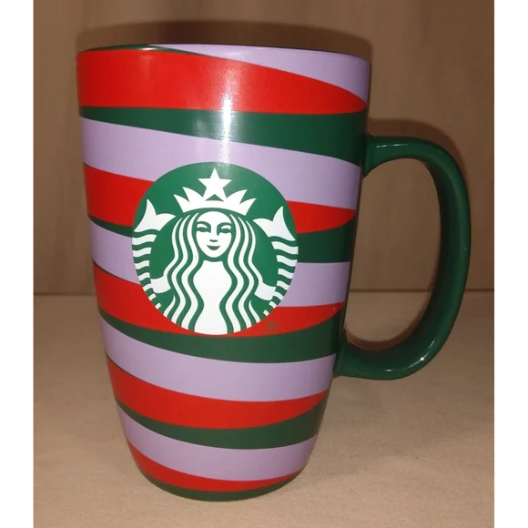 STARBUCKS | Ribbon Mug | 12 oz Dishwasher/Microwave Safe - Picture 1 of 7